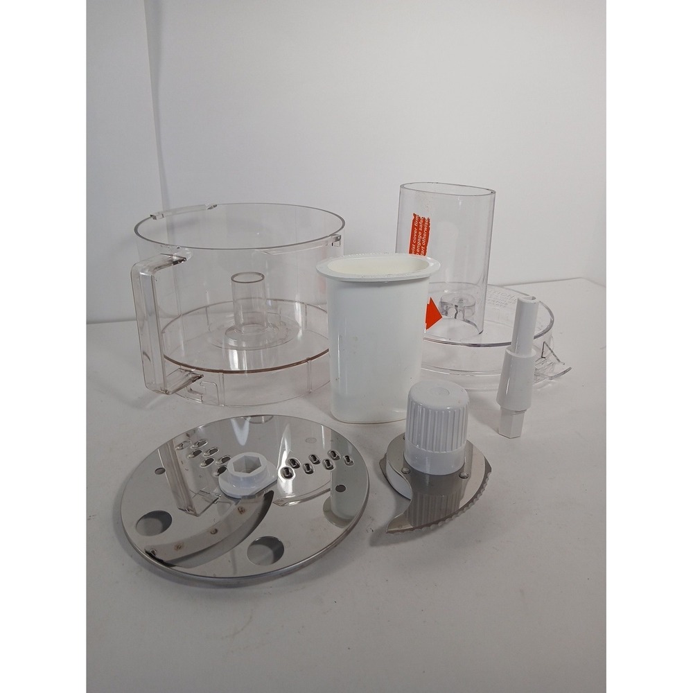Parts Lot Hamilton Beach Food Processor Model 702W Stem Blade Lid Bowl Pusher